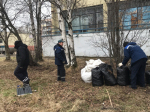 Военными коммунальщиками Вологодской области  проведены субботники в военных городках.